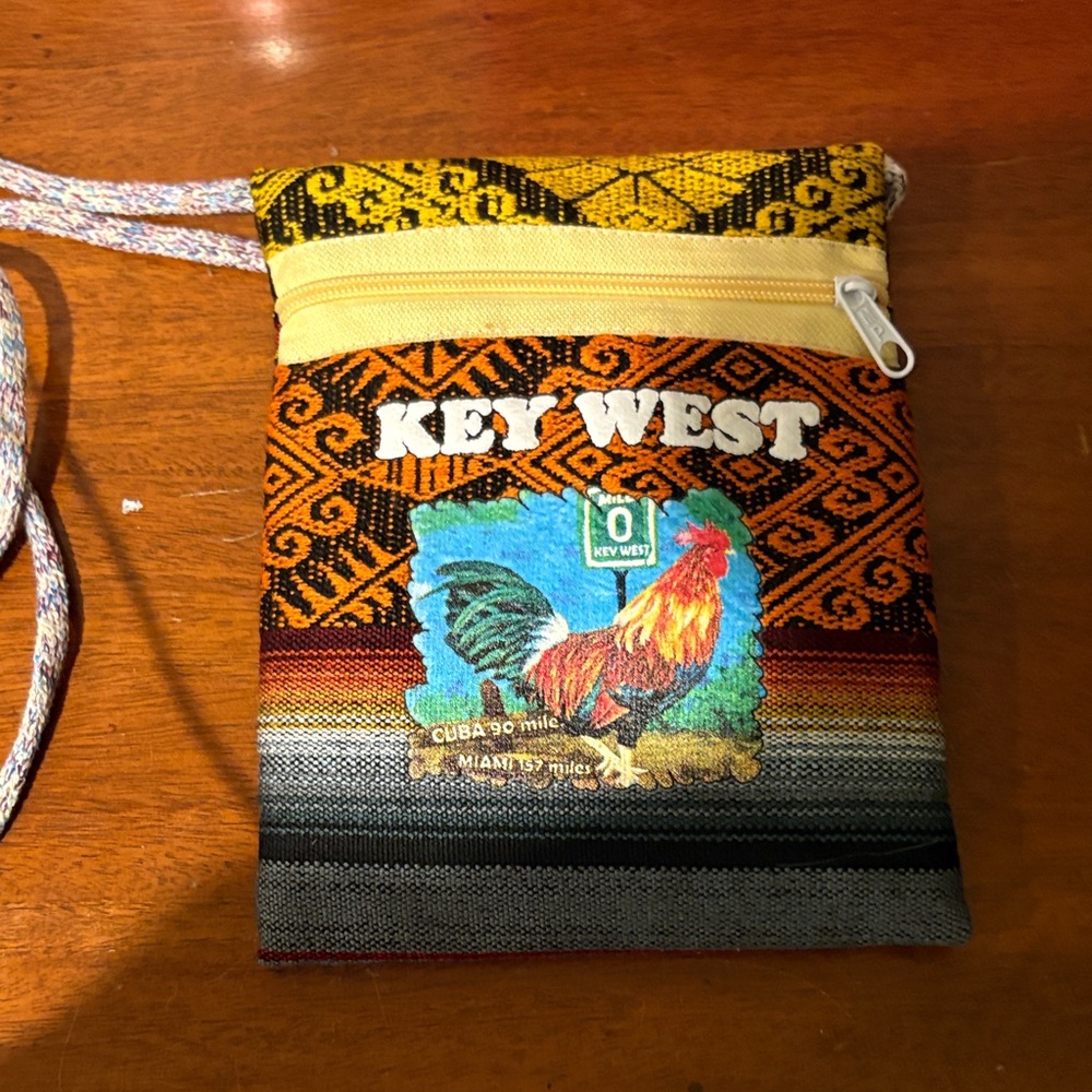 Colorful Key West Souvenir Crossbody Bag